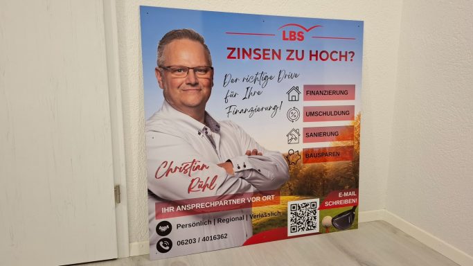 Werbetafel